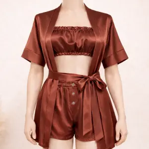 3Pcs Satin Set