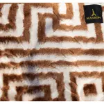 Light Blanket Printed French Design (Brown), 1.7KG