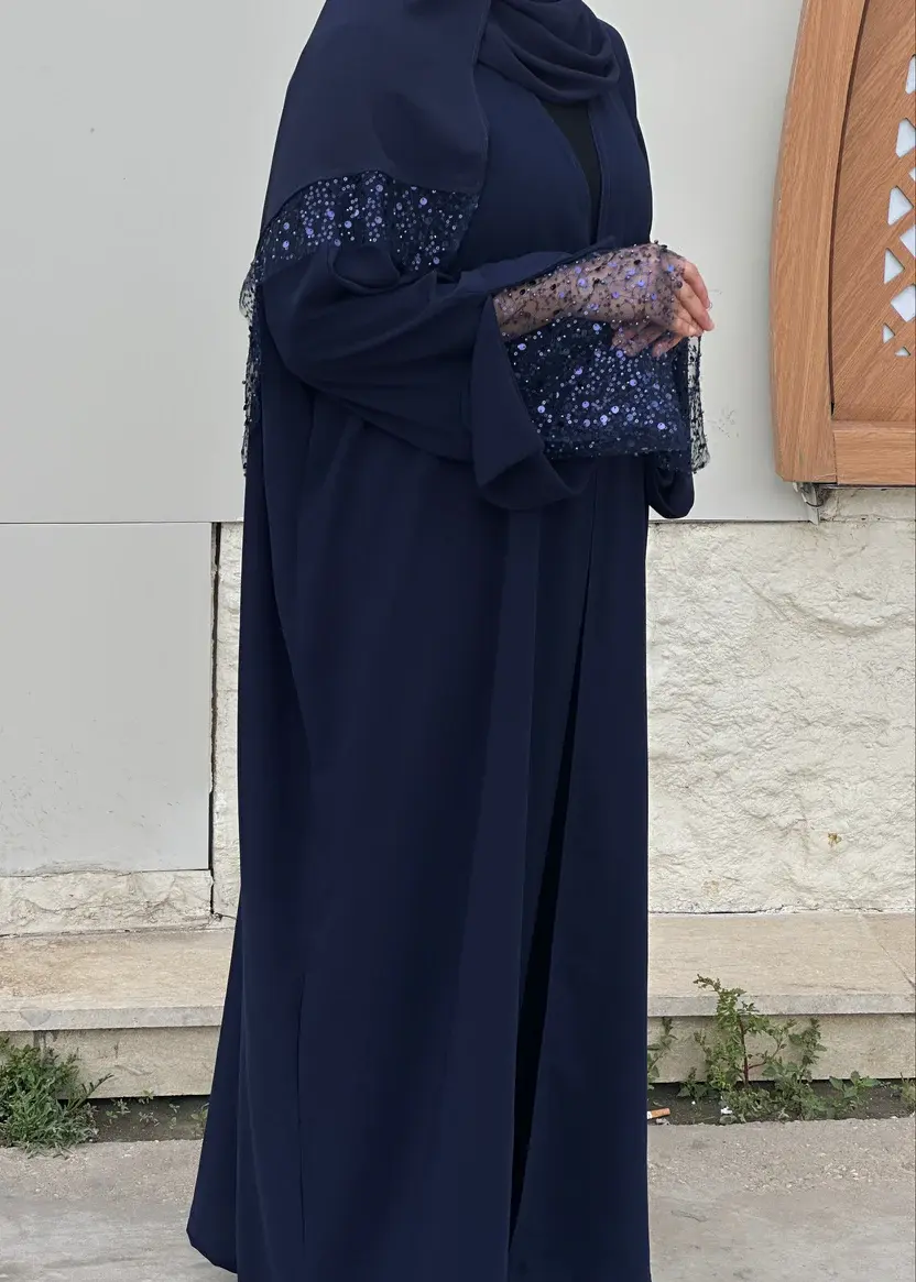 Wealth Abaya – Navy