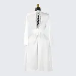 Long Sleeve Satin Lace Robe