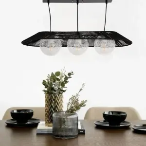 Macrame ceiling lamp-60cm