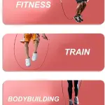 MD Stay Fit Original Metal Skipping Rope, Steel Coated Cable, Aluminum Anti-Skipping Handle, 360 Degree Ball Bearing, 3 Meters Length