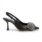 Crystal Bow Elegance Heels C-104