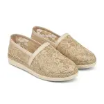 Floral Lace Slip-on Flats. BN-58