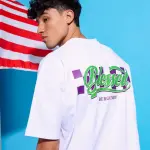 White Blessed Oversized T-Shirt