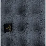 Velvet Pile Carpet Dark Grey