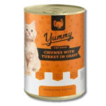 Yummy Adult Cat with Turkey