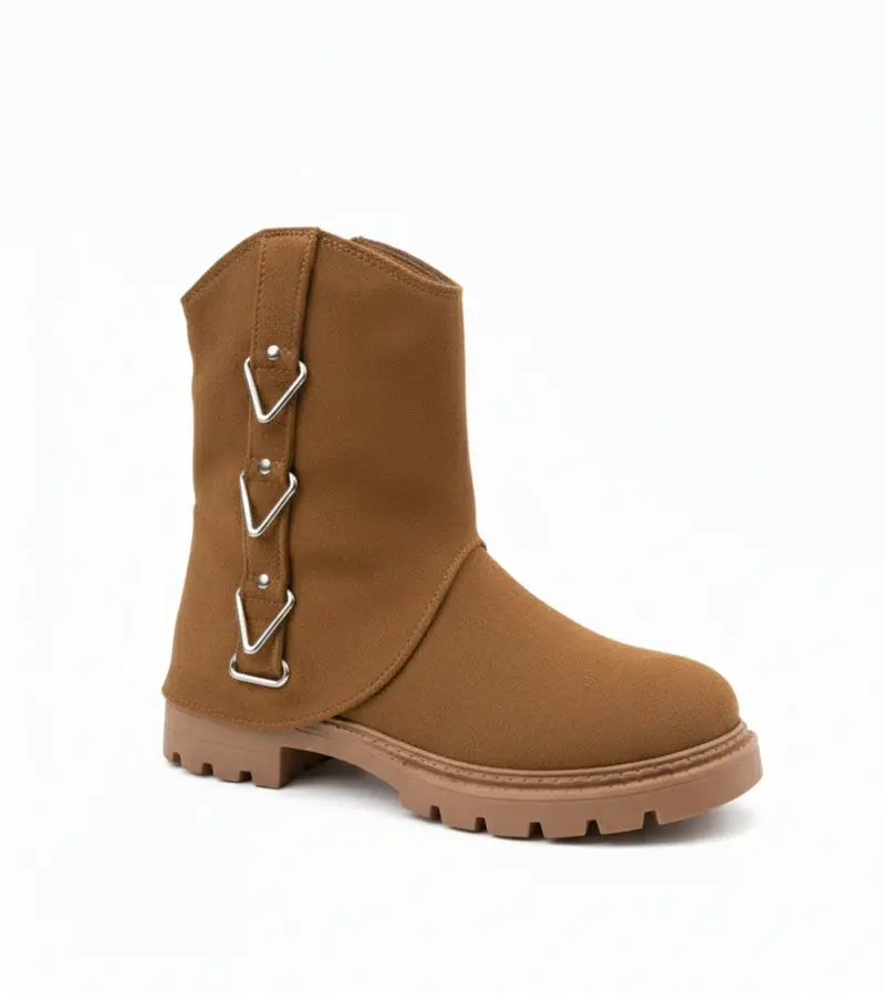 Boot designed with distinctive side buckle B-60