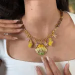 Tropical Shell Charm Necklace