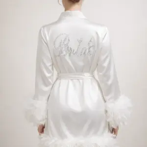 Bridal Feather Robe
