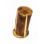 Handcrafted Natural Wood Lamp with Vertical Light Strips – Rustic Modern Lighting Decor