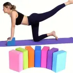MSTAYFIT Premium Yoga Block Block High Density EVA Foam Non-Slip Home Gym Yoga Block Improve Stretching for Yoga/Pilates/Fitness 1pec