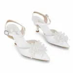 Elegant Heels with Glossy Cherry Detail C-123