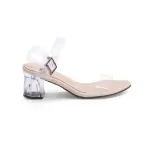 Transparent Heel Sandal C-49
