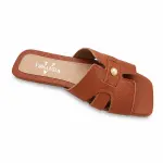 Women's Slippers with Pearl Detail SF-77