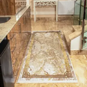 Golden Square digital corridor carpet