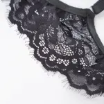 Plus Size Cupless Lingerie Bra Panty Set