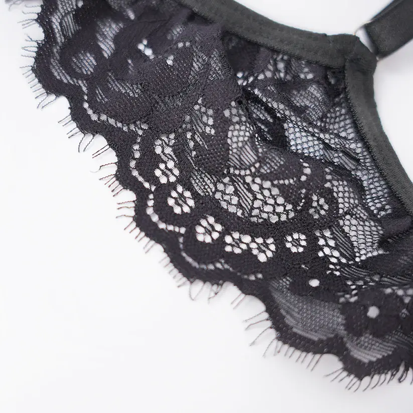 Plus Size Cupless Lingerie Bra Panty Set