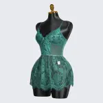 Spaghetti Strap Lace Babydoll Dress