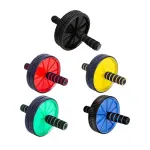 MD STAY FIT® Ultimate Core Roller Abdominal Wheel Abdominal Roller 2 Wheel Hand Pusher for Abdominal Exercise, Abdominal Wheel Exercise, Abdominal Wheel Exercises with Knee Pad Multicolor