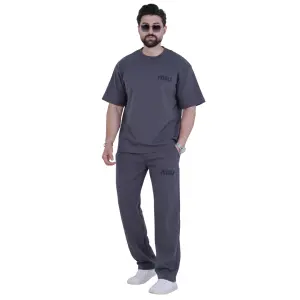 Dark Grey Summer Oversize Set