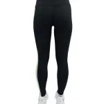 Flowery Plain Black Leggings