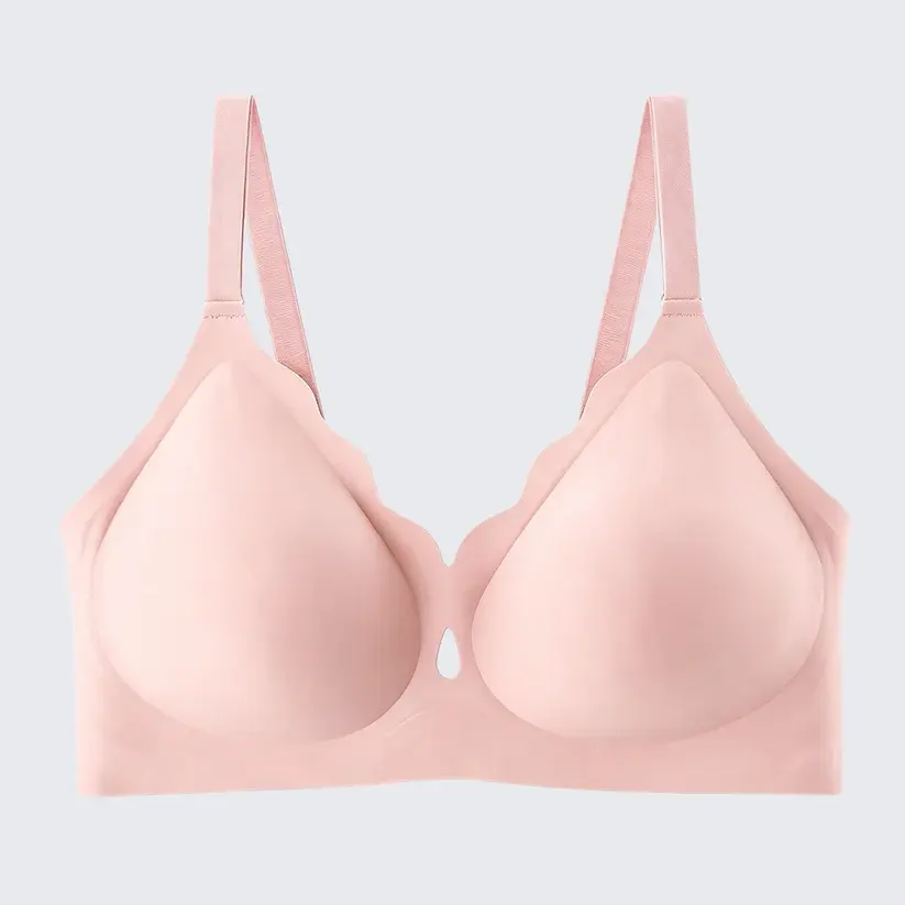 Seamless Wirefree Full Coverage Bra Plus Size Push Up Soft Support Bralette