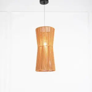 Macrame ceiling lamp-5534