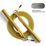 MD Stay Fit Original Metal Skipping Rope, Steel Coated Cable, Aluminum Anti-Skipping Handle, 360 Degree Ball Bearing, 3 Meters Length