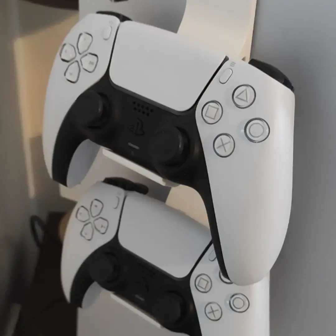 Dual PS5 Controller Wall Mount Holder