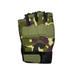 MD StayFit Fingerless Gloves, Padded Protection