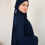 NAVY CREPE SET ISDAL