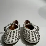 Studded BALLERINA STRAP FLAT