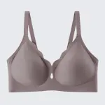 Seamless Wirefree Full Coverage Bra Plus Size Push Up Soft Support Bralette