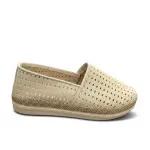 Breathable Leather Ballerinas with Rustic Details. BN-59