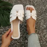 Women's Slippers with Pearl Detail SF-77