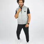 Men's Gray Puffer Vest