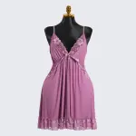 Lace V Neck Nightwear Spaghetti Strap Babydoll