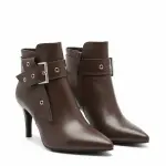 Boot Mid Heels Leather R-599