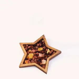 Star-Shaped Wooden Serving Trays – A Natural Artistic Touch for Elegant Tables