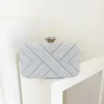 Silver Orvella Clutch