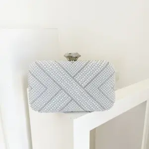Silver Orvella Clutch