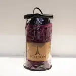 Flannel Fleece Throw Blanket (Red Violet)