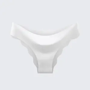 Women's Plus Size Seamless Ice Silk Bikini Breathable Wave Edge