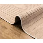Elite Jacquard Corridor Carpet Modern Pattern (Beige)