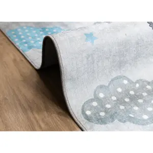 Cloud Balloon Kids Digital Carpet