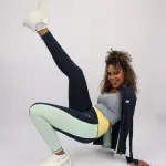 High Waist Women's Navy Leggings