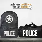 Offer two bags for the price of one bag from MD Stay Fit, a backpack and a duffel bag with pocket shoes