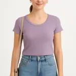 Basic Casual Comfy T-Shirt – Soft Fabric & Simple Everyday Style