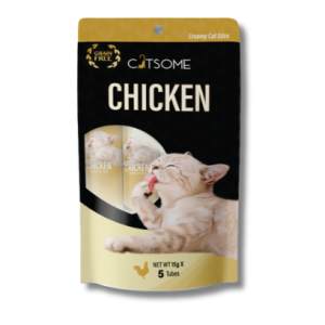 Cat Some 5-piece finger treats with chicken flavor